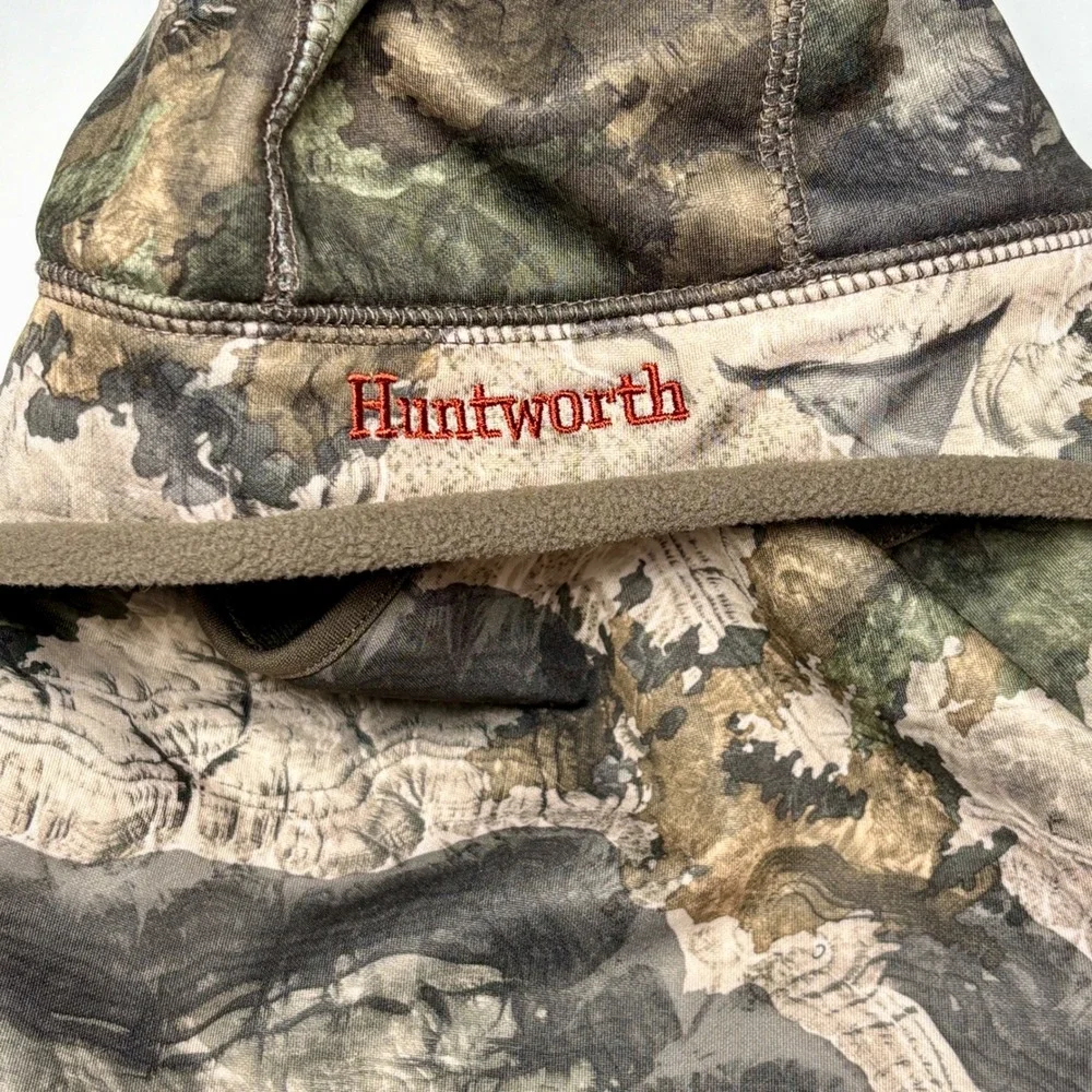 Camo Face Mask Mossy Oak one Size Fleece Lined Huntworth Balaclava WP5615-TERA